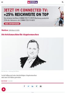 Die Strickmaschine für Akquisemaschen